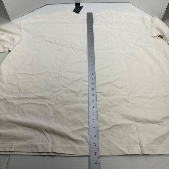 BCI Original Use Men's Size 4XL Short Sleeve Tee Shirt Cream New With Tags - Picture 12 of 12